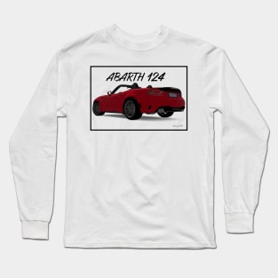 ABARTH 124 Back Long Sleeve T-Shirt